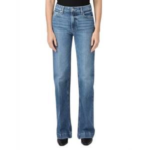 PAIGE Women's Straight Leg Jeans - Blue